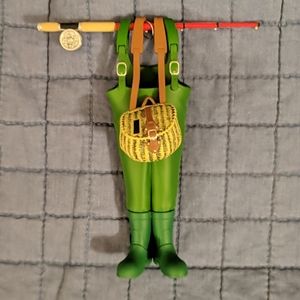 NWT Hallmark Wading for a Nibble Fishing Keepsake